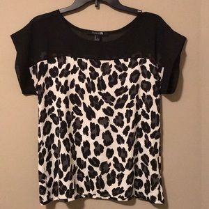 Cheetah print top